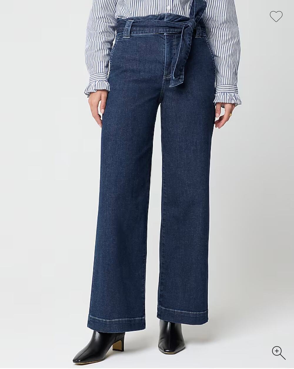 J Crew Factory High Rise Trouser Jeans 32W 42H